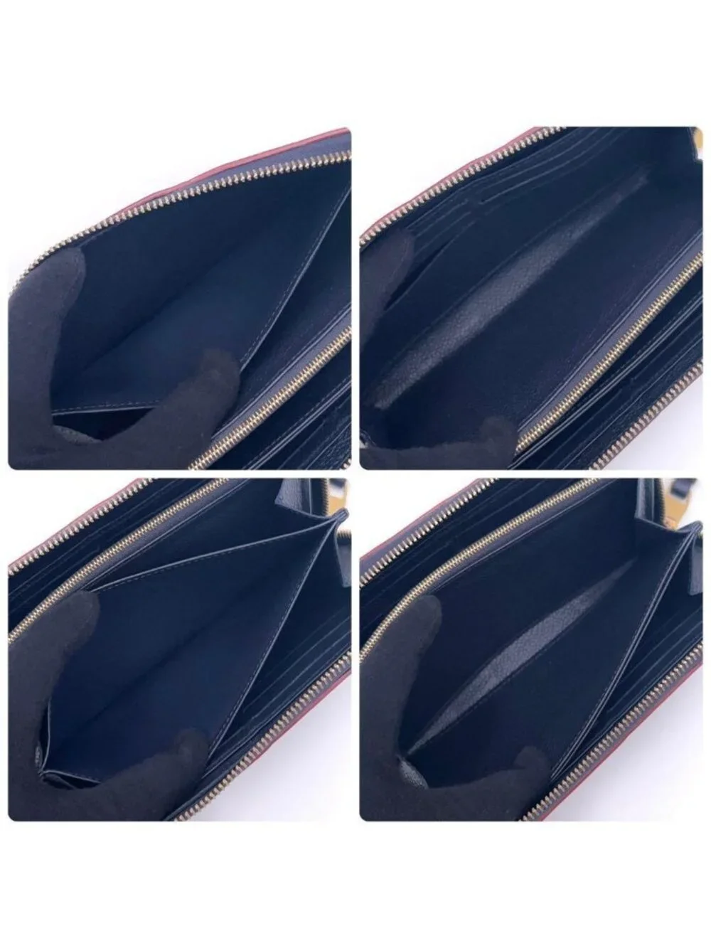 Louis Vuitton Monogram Empreinte Marine Zippy Wallet